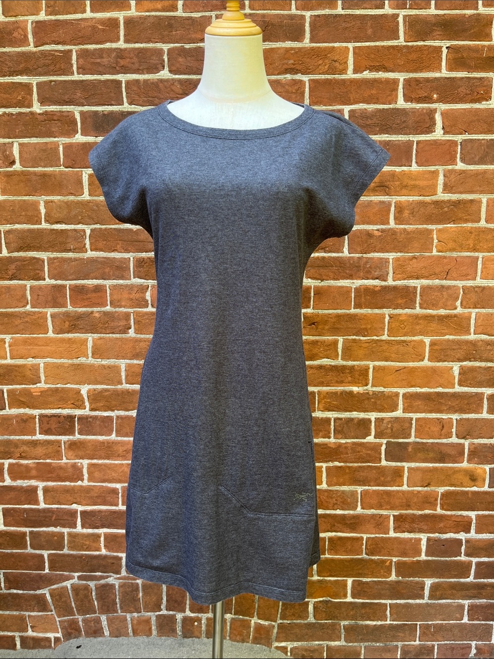 Arc'teryx Short Sleeve Charcoal Shift Dress